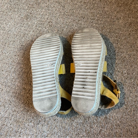 Yellow Platform Sandals - Picture 3 of 3